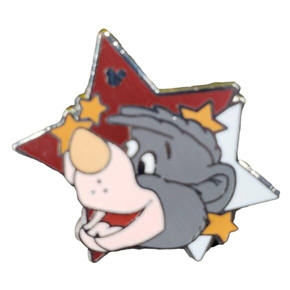 Disney Baloo Bear Trading Pin Jungle Book Hidden Mickey Lapel Pin Brooch Jewelry - Picture 1 of 6